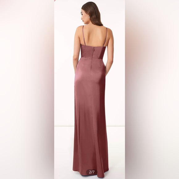 Azazie Maci dress in Amethyst colour - Picture 3 of 6